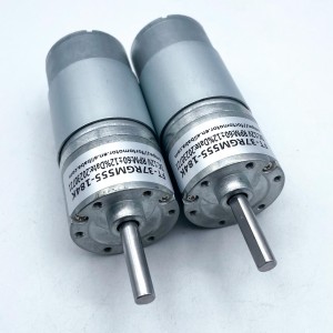 FT-37RGM555 37mm لوړ تورک DC ګیر بریښنایی موټور 555 برش موټور