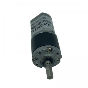 FT-22PGM130 Motor planetnega gonila Dc Motor Prilagojen električni DC Gear Motor