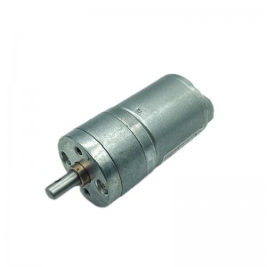 FT-25RGM350 Àrd Torque Fuaim Ìosal 25mm trast-thomhas Spur Gear Motors bogsa meanbh gèar