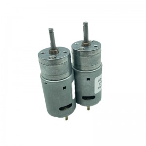 FT-25RGM385 25 mm DC motor s četkastim cilindričnim zupčanikom za opremu za kartice za dijeljenje