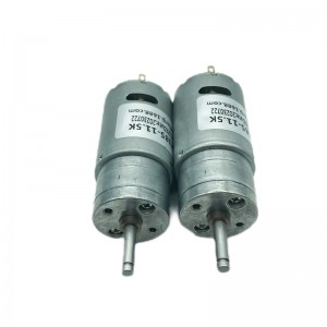 FT-25RGM385 25 mm DC motor s četkastim cilindričnim zupčanikom za opremu za kartice za dijeljenje