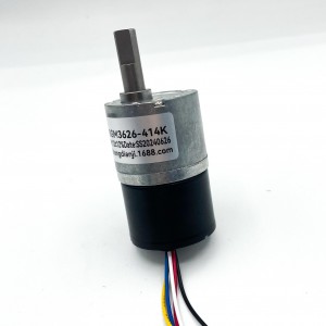 FT-37RGM3626 PMDC 37mm motor s čelnou prevodovkou 3626 BLDC motor