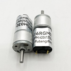 FT-16RMG030 Micro DC gear motor 16mm diameter mini gearbox 030 motor