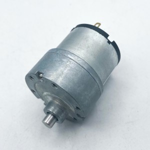 FT-37RGM520 12 V 24 v dc gear motor 37mm geared motor 520 brushed motor